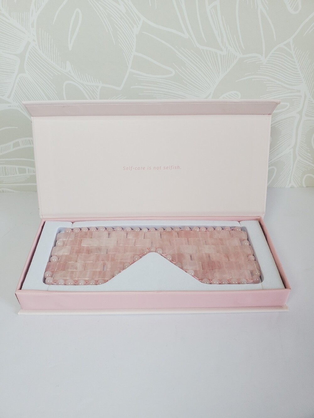 Paper Source Rose Quartz Stone Eye Mask